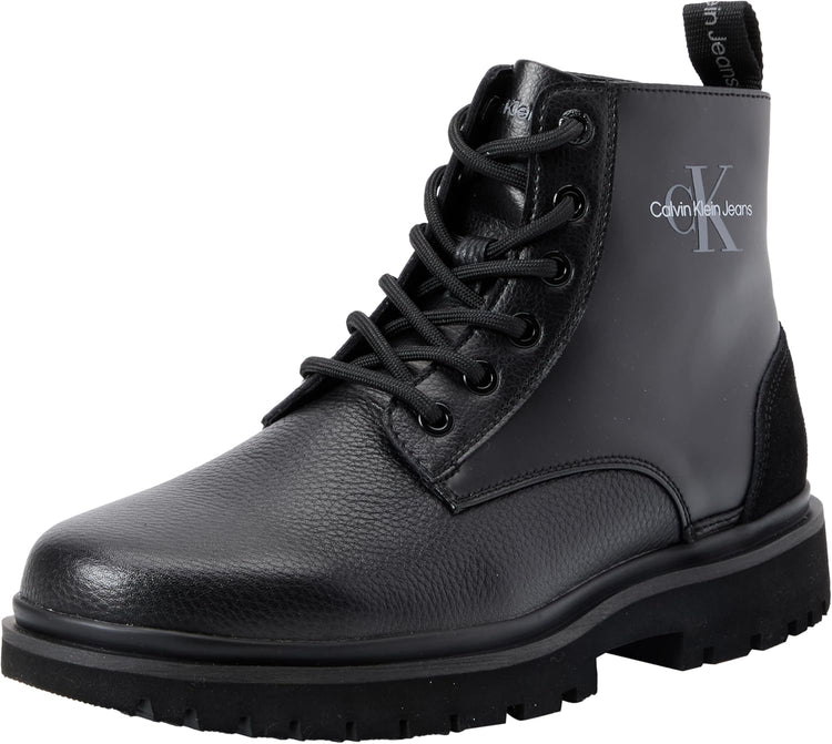 Calvin Klein Femme Eva Boot Mid Lace Up Mtr Yw0yw01493 Bottes
