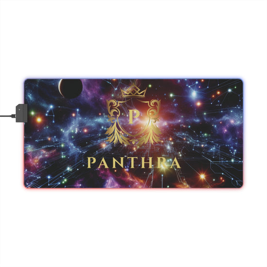 Galactic LED Gaming Mouse Pad - Colorful Desk Accessory for Gamers, Perfect Gift for Birthdays, Christmas, and Holidays
