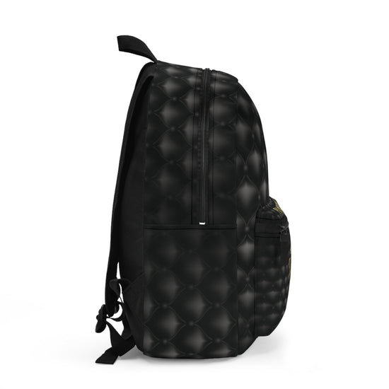 Luxurious Backpack with Gold Accents, Fashionable Daypack, Stylish Travel Bag, Elegant School Bag, Chic Carry-All, Perfect Gift for [...]