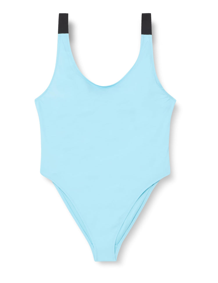 Calvin Klein Maillot de Bain Femme Scoop Back One Piece Nylon Dos Échancré