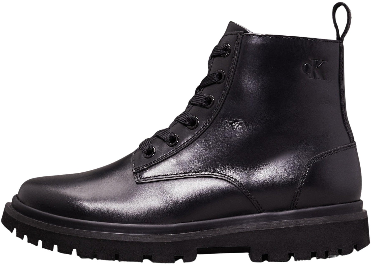 Calvin Klein Femme Eva Boot Mid Laceup MG LTH Yw0yw01536 Bottes