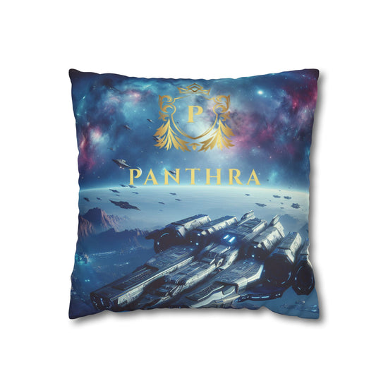 Galactic Adventure Faux Suede Pillowcase | Cozy Home Decor, Space Theme, Gift for Space Lovers, Astronomy Decor, Unique Throw Pillow